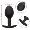 Calexotics Plug avec bille Anal Vibe 7.5 x 3.3 cm - Poids 46g
